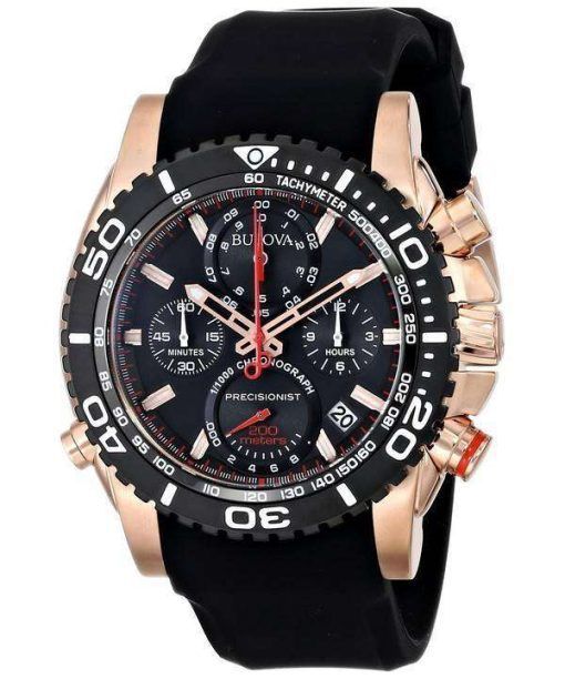 Bulova Precisionist Chronograph Tachymeter 200M 98B211 Mens Watch