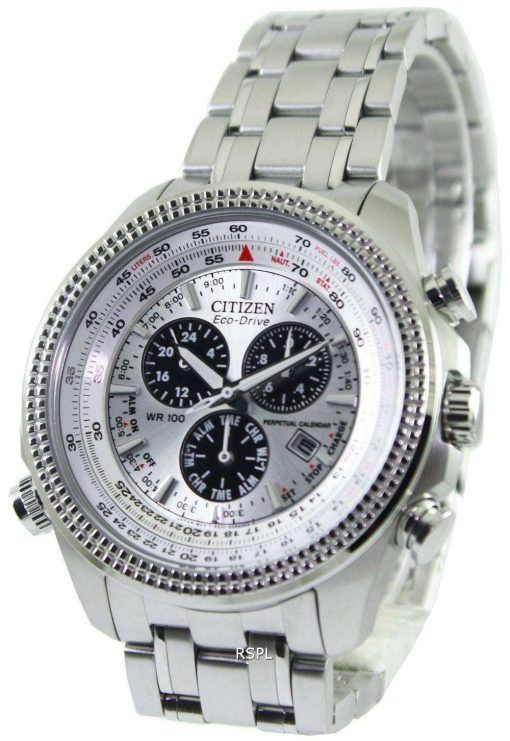 Citizen Eco-Drive Perpetual Calendar Chronograph BL5400-52A Mens Watch