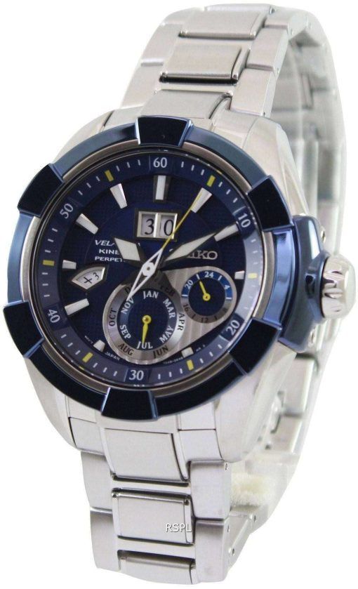 Seiko Velatura Kinetic Perpetual Calendar SNP117P1 SNP117P Mens Watch