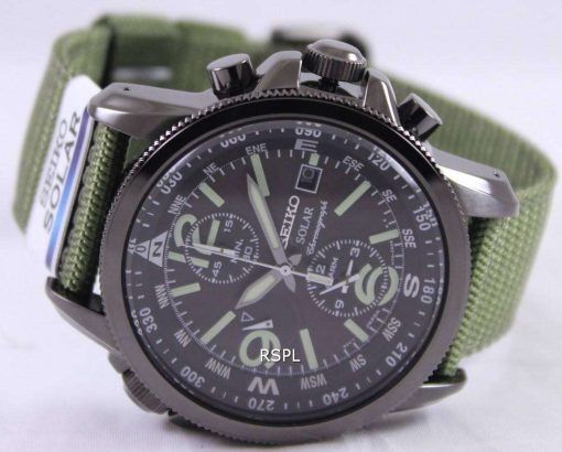 Seiko Prospex Solar Chronograph SSC137P1 SSC137P Mens Watch