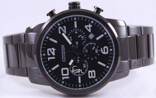 Citizen Black IP Quartz Chronograph AN8055-57E Mens Watch