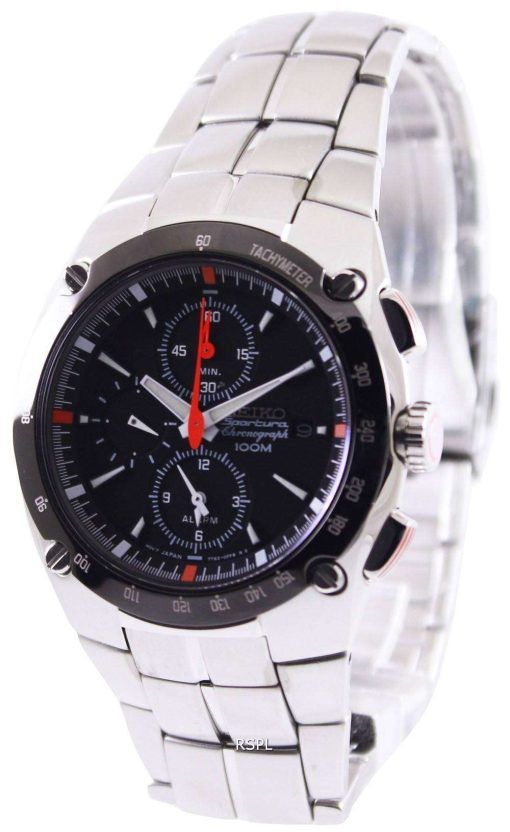 Seiko Sportura Alarm Chronograph SNA451P1 SNA451P SNA451 Mens Watch