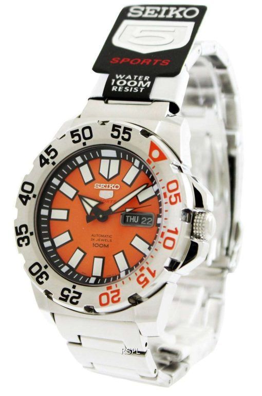 Seiko 5 Sports Automatic Monster SRP483K1 SRP483K SRP483 Mens Watch