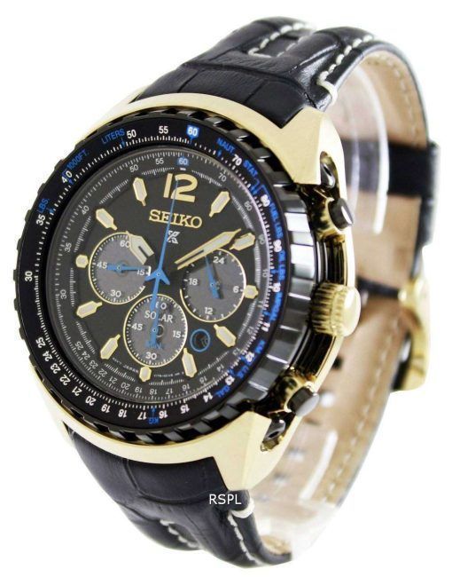 Seiko Prospex Aviation Solar Pilots SSC264P1 Mens Watch