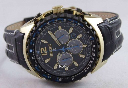 Seiko Prospex Aviation Solar Pilots SSC264P1 Mens Watch