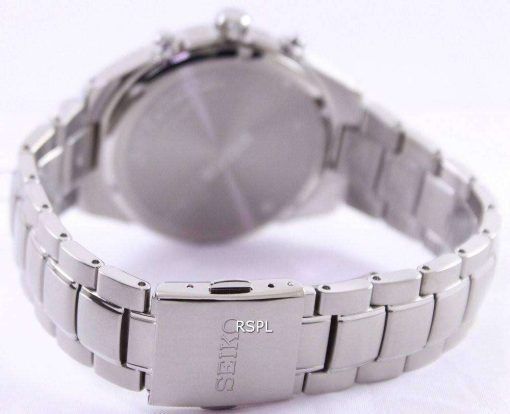 Seiko Solar Titanium Chronograph SSC365P1 SSC365P Mens Watch