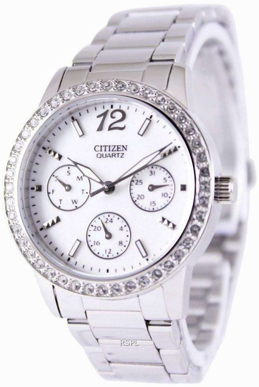 Citizen Quartz Swarovski Crystals ED8090-53D Womens Watch