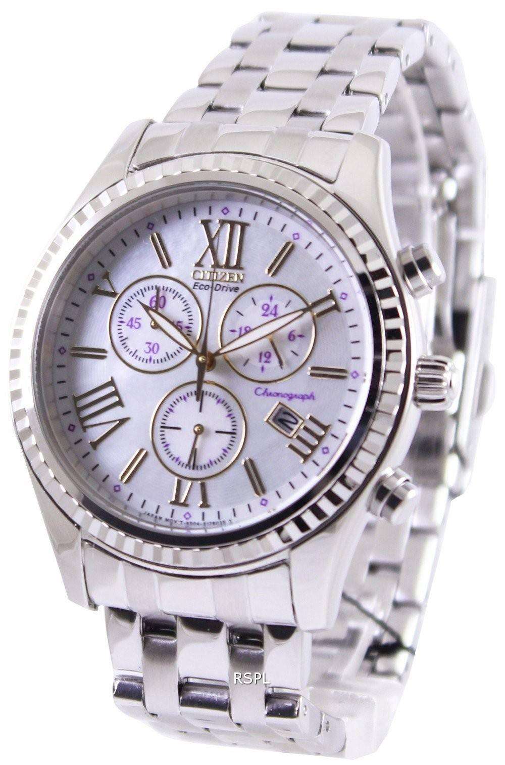 Citizen Eco-Drive AML Chronograph FB1360-54D Womens Watch 1 Citizen Eco-Drive AML Chronograph FB1360-54D Womens Watch