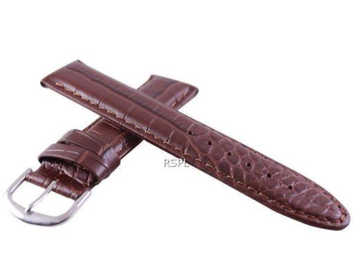 Brown Ratio Brand Leather Strap 20mm For SKX007, SKX009, SKX011, SRP497, SRP641