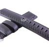 Black Ratio Brand Leather Strap 20mm For SKX007, SKX009, SKX011, SRP497, SRP641