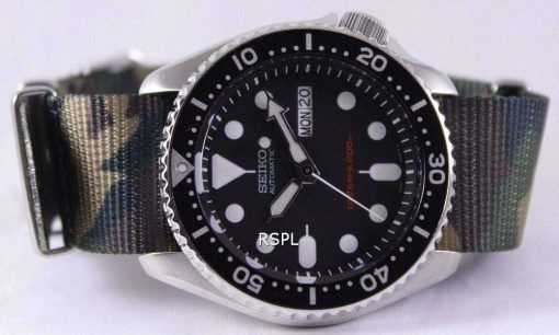 Seiko Automatic Divers 200M Army NATO Strap SKX007K1-NATO5 Mens Watch