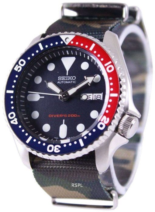 Seiko Automatic Divers 200M Army NATO Strap SKX009K1-NATO5 Mens Watch