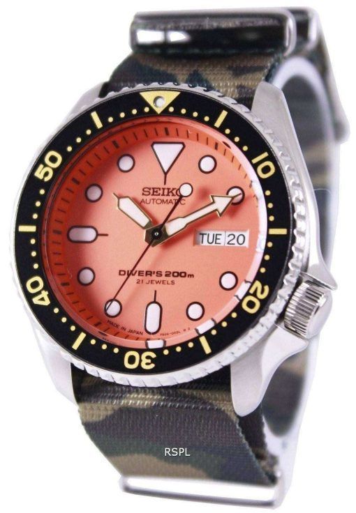 Seiko Automatic Divers 200M Army NATO Strap SKX011J1-NATO5 Mens Watch