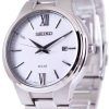 Seiko Solar White Dial SNE385P1 SNE385P Mens Watch