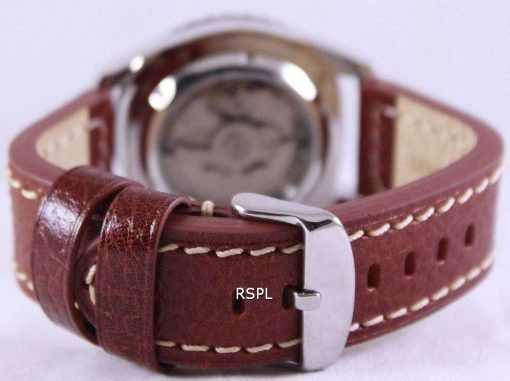 Seiko 5 Sports Automatic Ratio Brown Leather SNZF17K1-LS1 Mens Watch