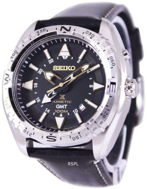 Seiko Prospex Land Kinetic GMT 100M SUN053P1 SUN053P Mens Watch