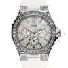 Guess White Crystal Quartz U12653L1 Womens Watch