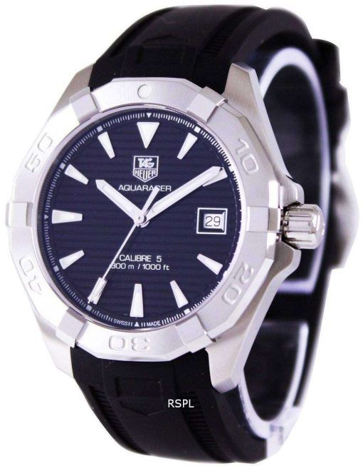 Tag Heuer Aquaracer Calibre 5 Black Dial 300M WAY2110.FT8021 Mens Watch