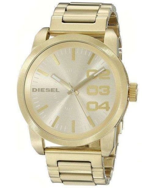 Diesel Franchise Gold Ion-plated Double Down DZ1466 Mens Watch