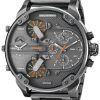 Diesel Daddies Gunmetal Ion-Plated Chronograph Four Time Zone Dial DZ7315 Mens Watch