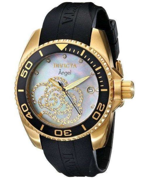 Invicta Angel Collection Diamonds Gold Tone 0489 Womens Watch
