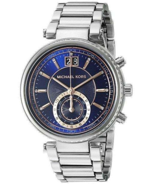 Michael Kors Sawyer Blue Dial MK6224 Womens Watch