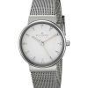 Skagen Ancher Silver Dial Crystal Stainless Steel Mesh Bracelet SKW2195 Womens Watch