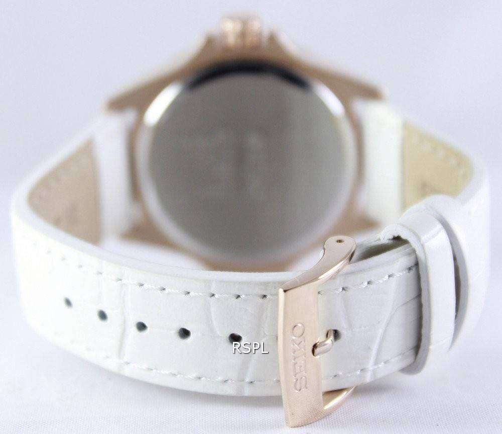 Seiko Quartz Crystals White Dial SUR800P1 SUR800P Women's Watch 5 Seiko Quartz Crystals White Dial SUR800P1 SUR800P Women's Watch