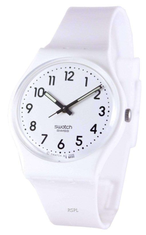 Swatch Original Just White Swiss Quartz GW151 Unisex Watch