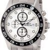 Invicta Pro Diver Chronograph Silver Dial 100M 15206 Men's Watch