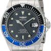 Invicta Pro Diver Automatic 200M WR Black Dial Stainless Steel 15584 Men's Watch