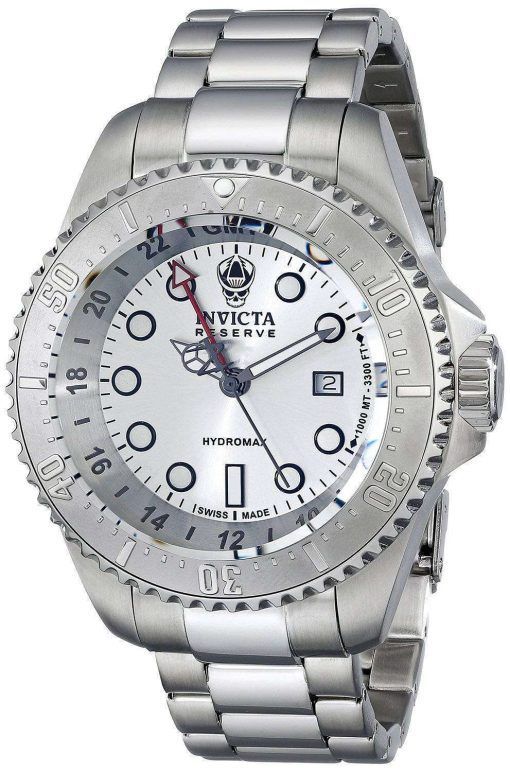 Invicta Reserve Hydromax Silver Dial Stainless Steel 16958 Men's Watch