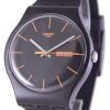 Swatch Originals Dark Rebel Swiss Quartz SUOB704 Unisex Watch