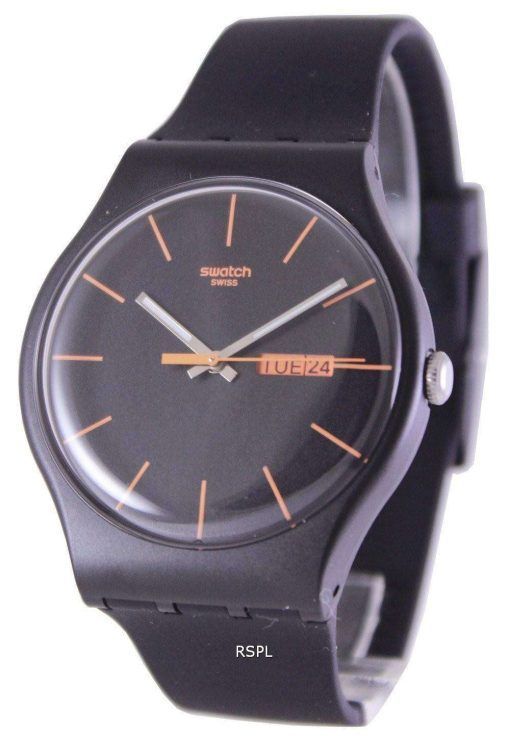 Swatch Originals Dark Rebel Swiss Quartz SUOB704 Unisex Watch