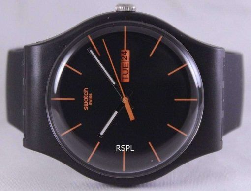 Swatch Originals Dark Rebel Swiss Quartz SUOB704 Unisex Watch