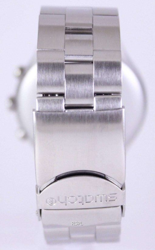 Swatch Irony Diaphane Full-Blooded Silver Chronograph SVCK4038G Unisex Watch