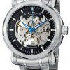 Stuhrling Original Delphi Antium Automatic Skeleton Black Dial 387.33111 Mens Watch