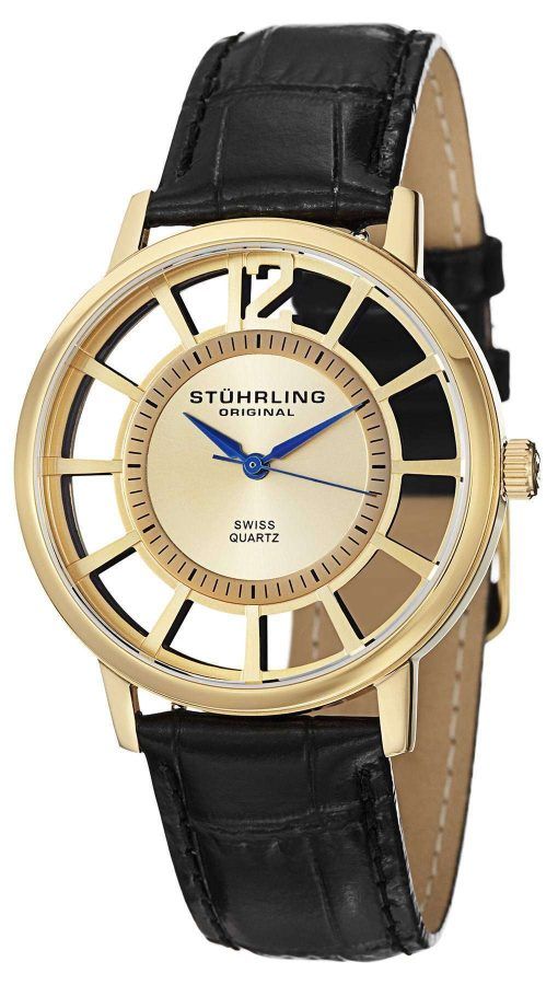 Stuhrling Original Winchester Del Sol Swiss Quartz Gold-Tone 388S.333531 Mens Watch