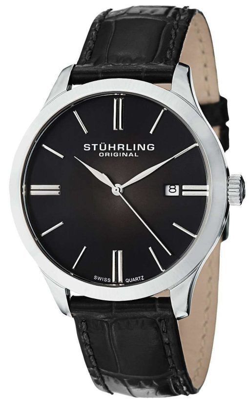 Stuhrling Original Classic Cuvette II Swiss Quartz Date Display 490.33151 Mens Watch