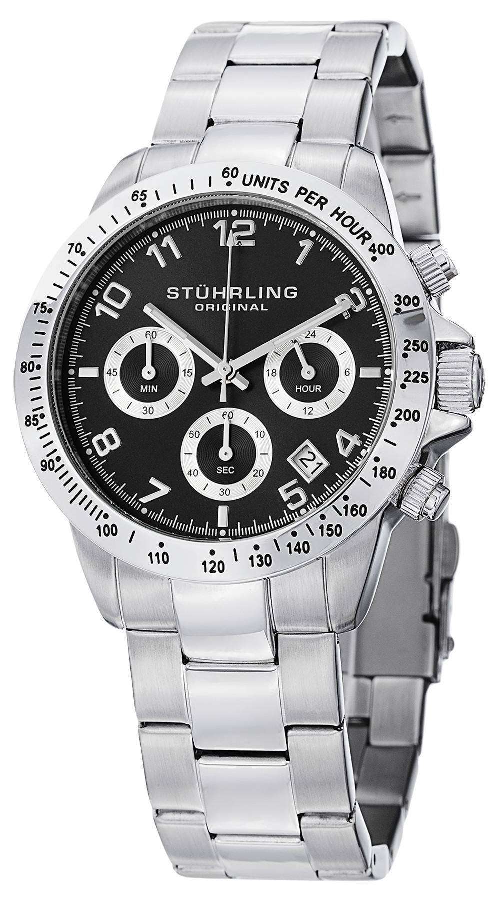 Stuhrling Original Concorso Quartz Chronograph 665B Stuhrling Original Concorso Quartz Chronograph 665B.01 Mens Watch
