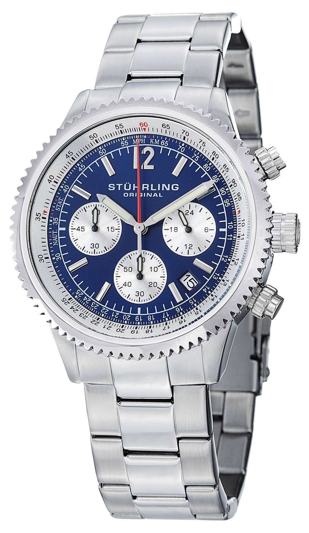 Stuhrling Original Monaco Quartz Chronograph 669B Stuhrling Original Monaco Quartz Chronograph 669B.02 Mens Watch
