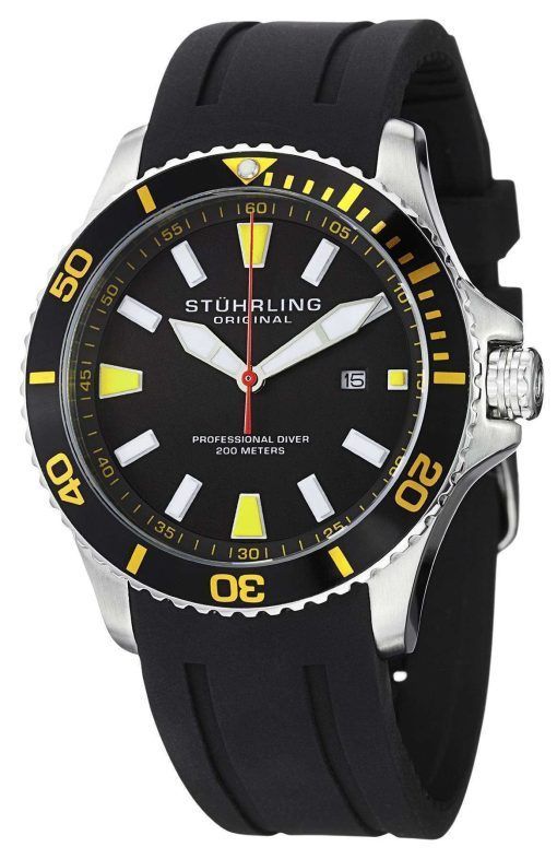 Stuhrling Original Aqua Diver Regatta Quartz 706.04 Mens Watch