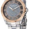 Stuhrling Original Audrey Shimmer Swiss Quartz Rose Tone 743.04 Womens Watch