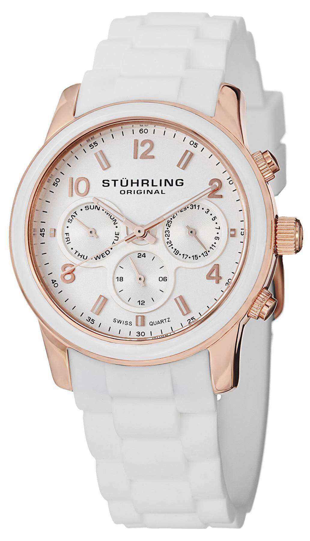 Stuhrling Original Audrey Eden Rose Gold Chronograph 796 Stuhrling Original Audrey Eden Rose Gold Chronograph 796.01 Womens Watch