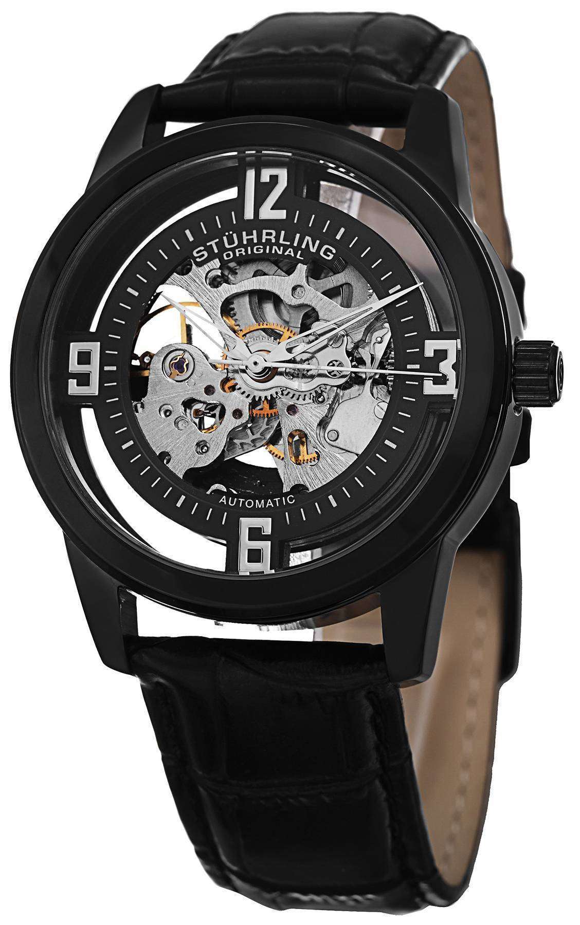 Stuhrling Original Winchester Automatic Self-Wind Skeleton 877 Stuhrling Original Winchester Automatic Self-Wind Skeleton 877.06 Mens Watch