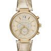 Michael Kors Sawyer Champagne Crystal Pave Dial MK2444 Womens Watch