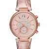 Michael Kors Sawyer Rose Gold Crystal Pave Dial MK2445 Womens Watch