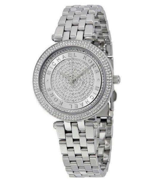 Michael Kors Mini Darci Crystal Pave Dial Stainless Steel MK3476 Womens Watch