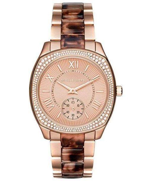 Michael Kors Bryn Rose Gold Crystals Accented MK6276 Womens Watch