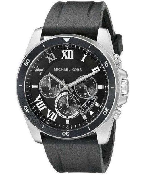 Michael Kors Brecken Black Dial Chronograph MK8435 Mens Watch